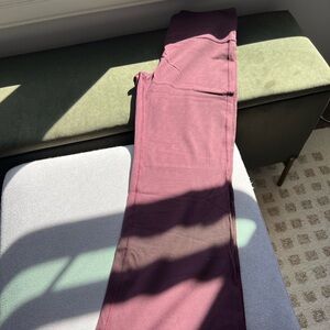 Athleta Wide Leg Plum Leggings